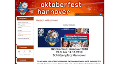 Desktop Screenshot of oktoberfest-hannover.de